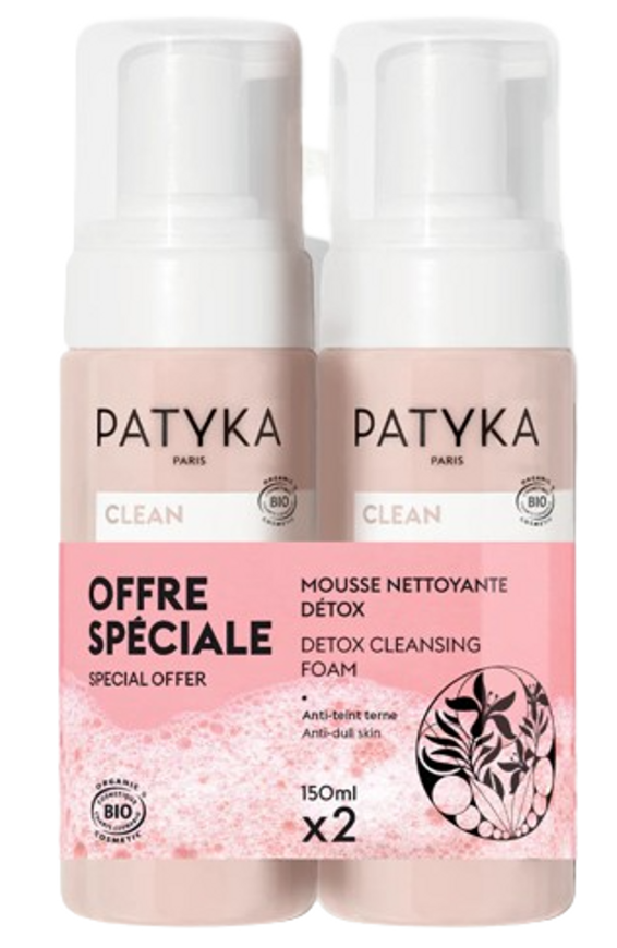 PATYKA Duo Mousses Detox Clean Detergente Duo 150+150 ml